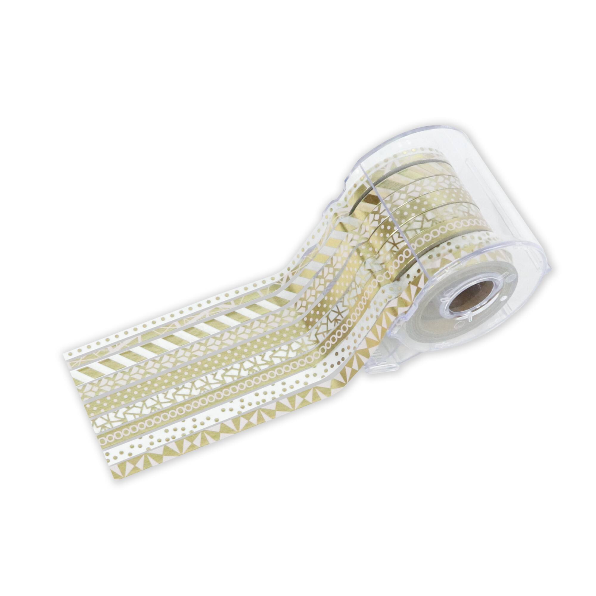 Gold Foil Crafting Washi Tape & Dispenser Set by Recollections™